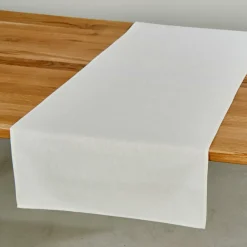 CASA UNILINE Chemin De Table Blanc Cassé