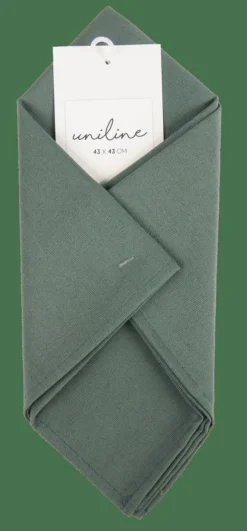 CASA UNILINE Serviette Vert Foncé