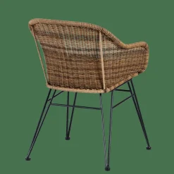 CASA VIENNA Chaise De Salle à Manger Noir, Naturel