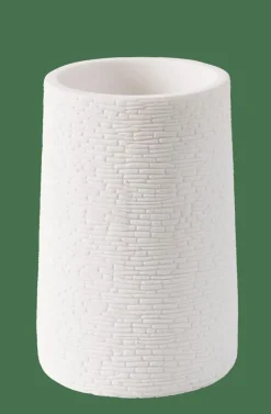 CASA WHITE ELEGANCE Porte Brosse à Dents Blanc