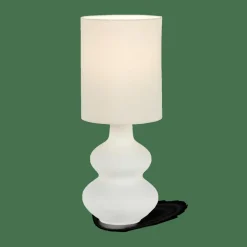 CASA WHITESTONE Lampe De Table Avec Abat-jour E27 Blanc Cassé