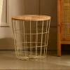CASA WIRE Table D'appoint Sable