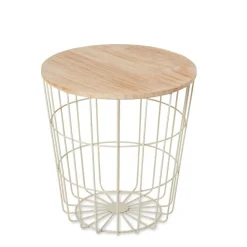 CASA WIRE Table D'appoint Sable