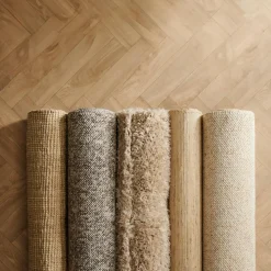 CASA WOLY Tapis Brun