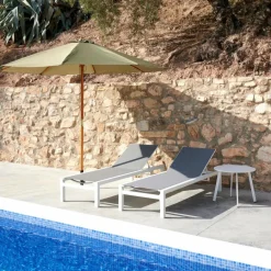 CASA WOOD & VENETO Set De Parasols Vert
