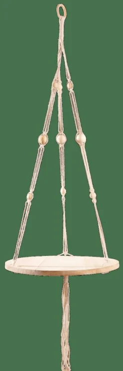 CASA WOODY Table à Plantes À Suspendre Naturel