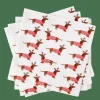 CASA X-MAS DOG Set De 20 Serviettes Multicolore
