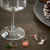CASA X-MAS Marque Verre Set De 6 Multicolore