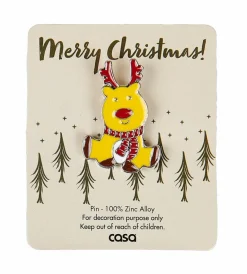 CASA X-MAS Set à Pâtisserie 4P. Spatule Avec 3 Emporte-pièces Doré, Multicolore