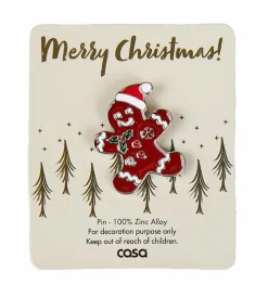 CASA X-MAS Set à Pâtisserie 4P. Spatule Avec 3 Emporte-pièces Doré, Multicolore